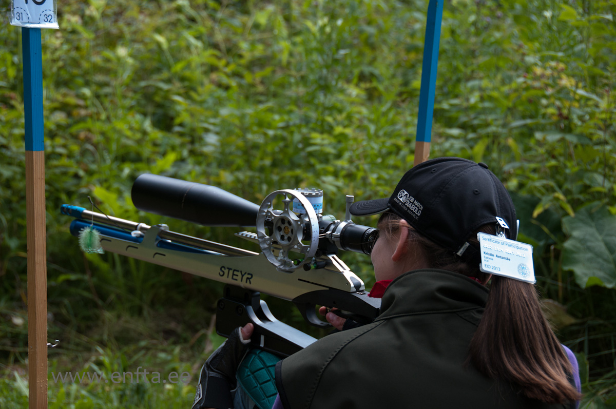 Kristin Antsmäe EE, Steyr LG 110 Field Target, Nikko Stirling Targetmaster 10-50x60